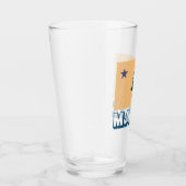 メイン州旗（1901年～1909年） タンブラーグラス (右)