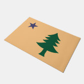 メイン州旗（1901年～1909年） ドアマット (アングル)