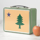 メイン州旗（1901年～1909年） メタルランチボックス (インサイチュ)