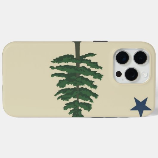 メイン州旗 Case-Mate iPhoneケース (裏面 (横))