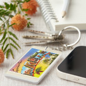 メイン州私古いヴィンテージ旅行記念品 キーホルダー (正面右)