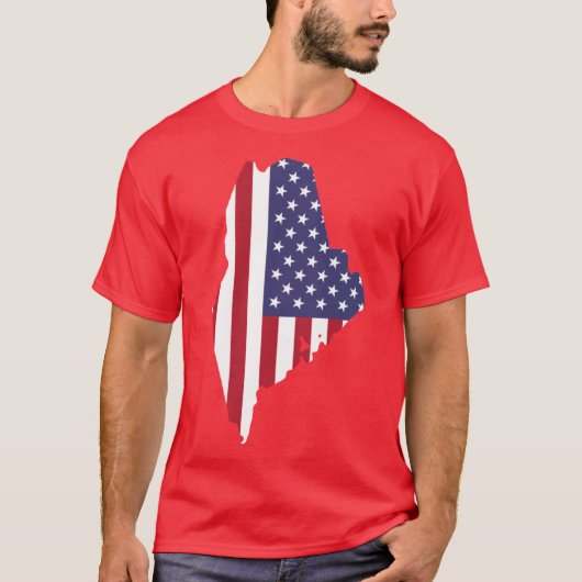メイン州7 Tシャツ (正面)