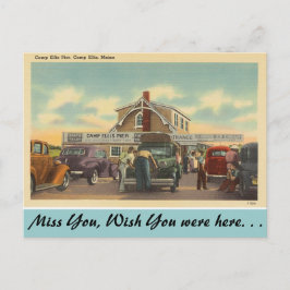 メイン州、キャンプ・エリス・ピア ポストカード