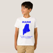 メイン州 - チャパキディック島の出来事... Tシャツ (正面フル)