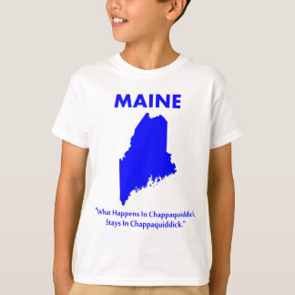 メイン州 - チャパキディック島の出来事... Tシャツ
