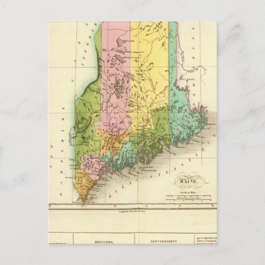 メイン州 ポストカード (正面)