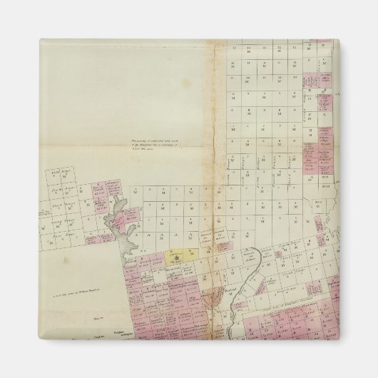 メイン州、メイン州の補助金と土地販売 マグネット (正面)