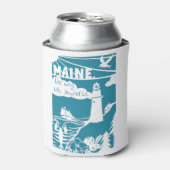 メイン州 – 人生のあり方 缶クーラー (缶正面)
