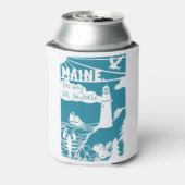 メイン州 – 人生のあり方 缶クーラー (缶裏面)