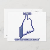 メイン州、好きな方法ははがき© ポストカード (正面/裏面)