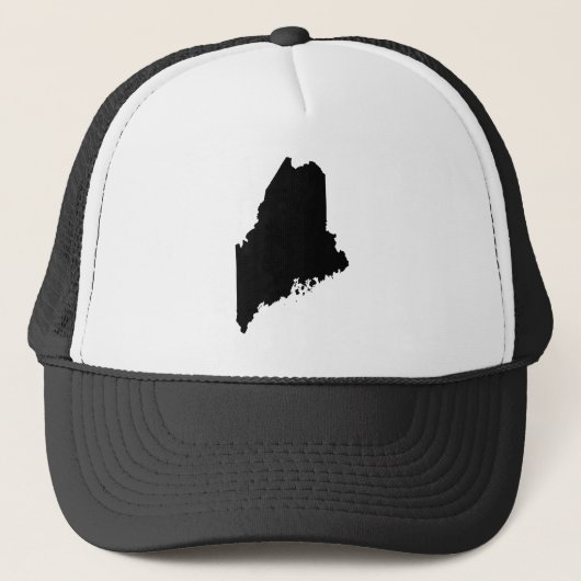 メイン州(白黒) キャップ (正面)