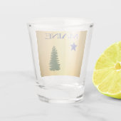 メイン州(1901)国旗 ショットグラス (裏面)