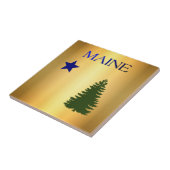 メイン州(1901)国旗 タイル (側面)