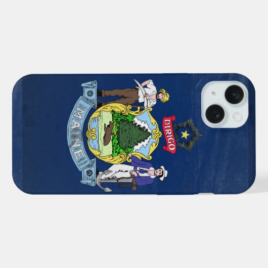 メイン州 iPhoneケース (裏面横)