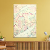 メイン州(NB) キャンバスプリント (インサイチュ (リビング))