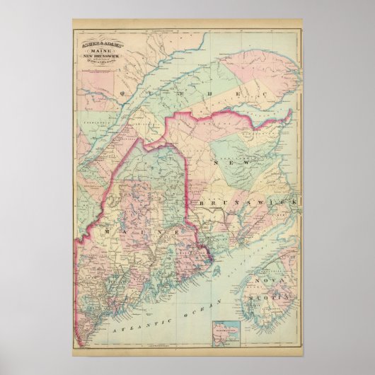 メイン州(NB) ポスター (正面)