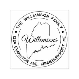 メイン差出人住所スタンプセルフインキング セルフインキングスタンプ