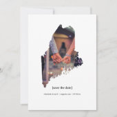 メイン日付写真カードの保存 セーブザデート (正面)