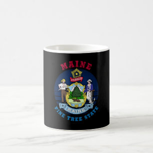 メイン松州旗 コーヒーマグカップ