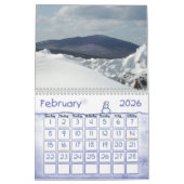 メイン森及び水2013カレンダー カレンダー (2月 2026)