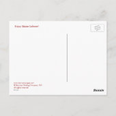 メイン楽しむロブスター! ポストカード (裏面)