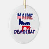 メイン民主党員 セラミックオーナメント (右)