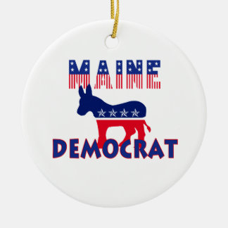 メイン民主党員 セラミックオーナメント