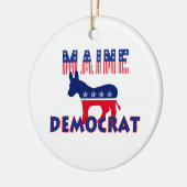 メイン民主党員 セラミックオーナメント (左)