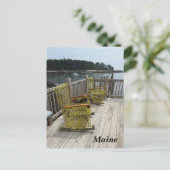 メイン海岸の風光明媚な景色 シーズンポストカード (スタンド正面)