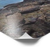 メイン海岸線 フォトプリント            (角)