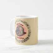 メイン消防士のマグ コーヒーマグカップ (正面左)