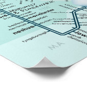 メイン湾20 x 30ポスター ポスター (角)