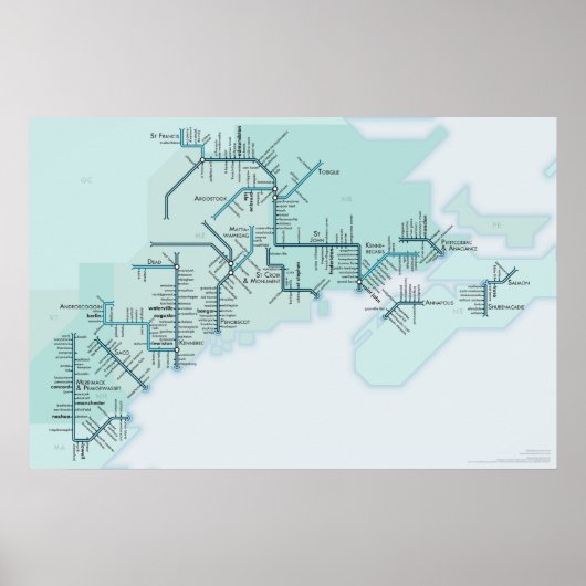 メイン湾20 x 30ポスター ポスター (正面)