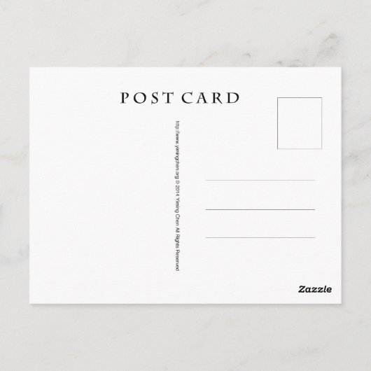 メイン秋 ポストカード (裏面)