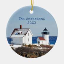 メイン素朴海ライトハウス