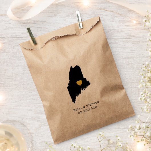 メイン結婚式の引き出物トリートサックス、抱き枕 フェイバーバッグ (クリップ留めされた状態)