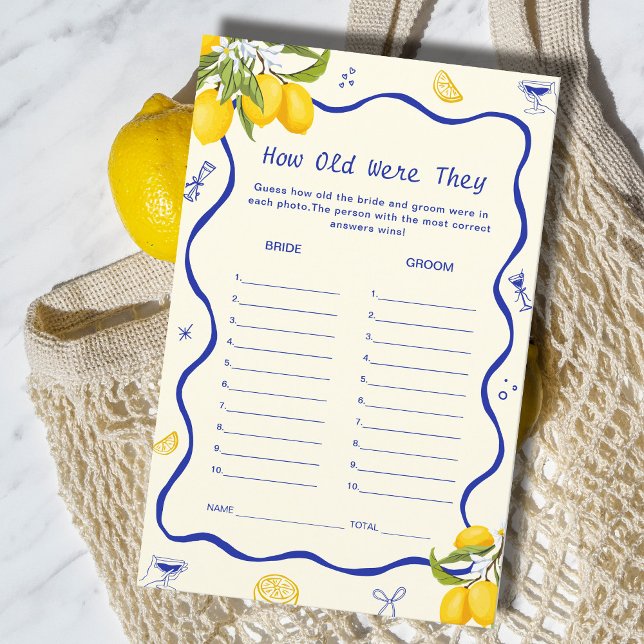 メイン絞りブライダルシャワーレモン推測エイジゲーム (クリエイターアップロード済み)