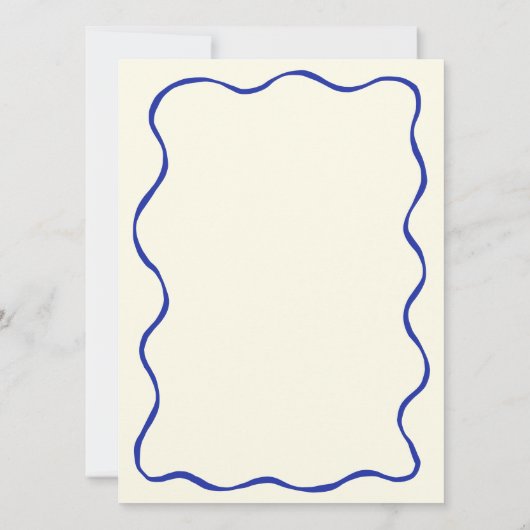 メイン絞りブライダルシャワー彼女はむしろゲーム 招待状 (裏面)