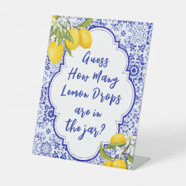 メイン絞りブライダルシャワー推測何レモン 台座サイン