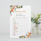 メイン絞りブライダルシャワー絵文字ゲーム (スタンド正面)