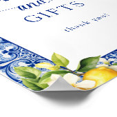 メイン絞りレモンのカード&ギフト ポスター (角)