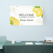 メイン絞りレモンウェルカム 横断幕 (トレードショー)