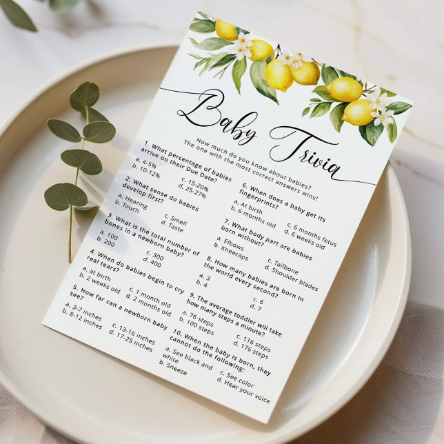 メイン絞りレモンベビートリビアゲーム (クリエイターアップロード済み)