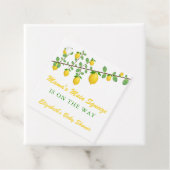 メイン絞りレモンベビー男女兼用シャワー フェイバータグ (インサイチュ)