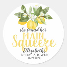 メイン絞りレモンラベルシール