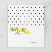 メイン絞りレモン名座席表 プレイスカード (外部開封)