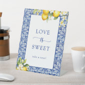 メイン絞りレモン愛は甘い 台座サイン (インサイチュ)