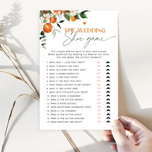 メイン絞り柑橘系結婚のシューゲーム