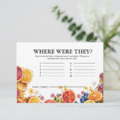 メイン絞り柑橘類どこ彼らはブライダルゲーム エンクロージャーカード (スタンド正面)