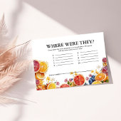 メイン絞り柑橘類どこ彼らはブライダルゲーム エンクロージャーカード